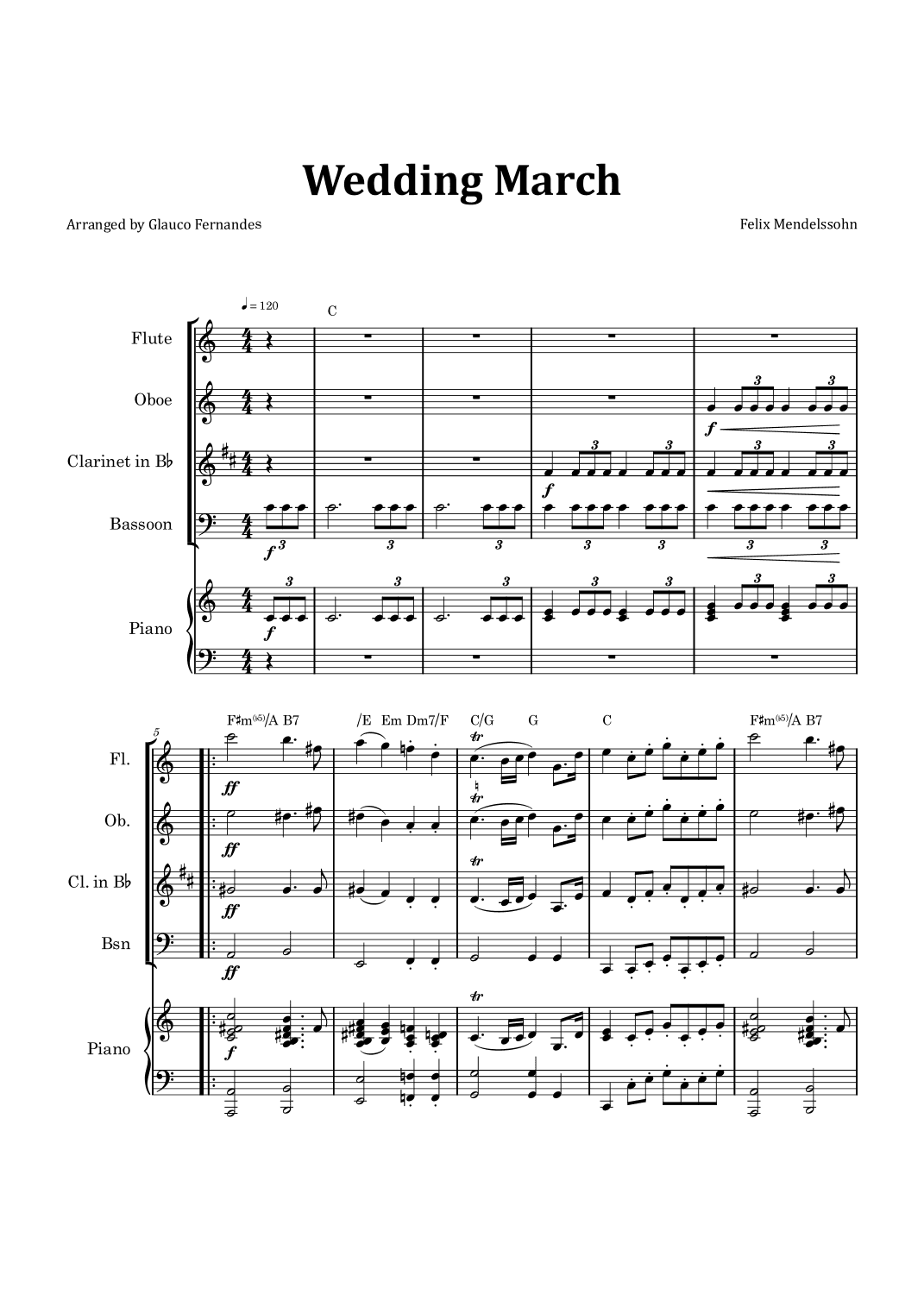 Wedding March (arr. Glauco Fernandes)