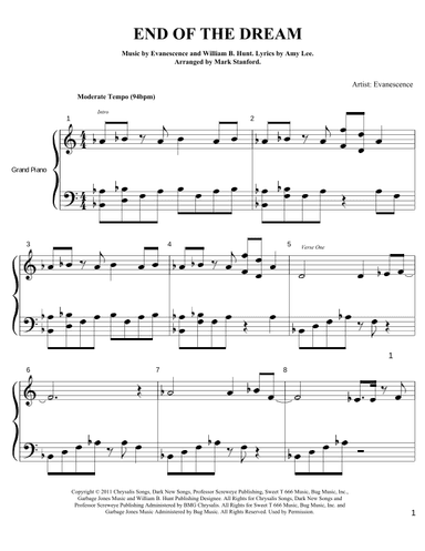 End Of The Dream (arr. Mark Stanford)