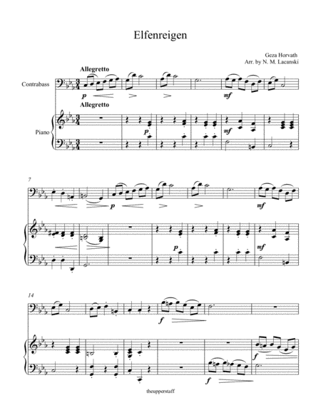 Elfenreigen (arr. Nick Lacanski)