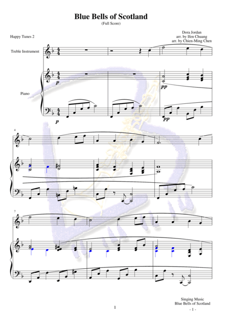 Blue Bells of Scotland (arr. Ifen Chuang, Chien-Ming Chen)