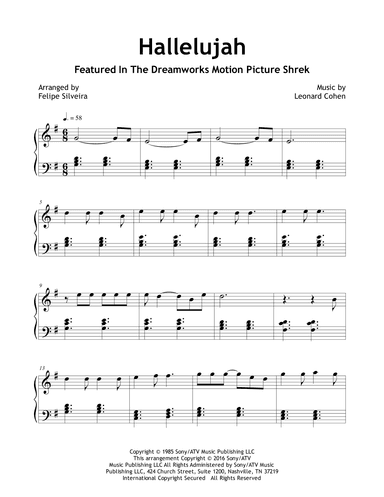 Hallelujah (arr. Felipe Silveira)