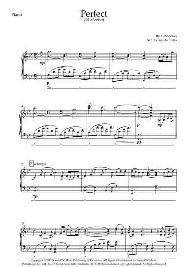 Perfect (arr. Fernando Britto)
