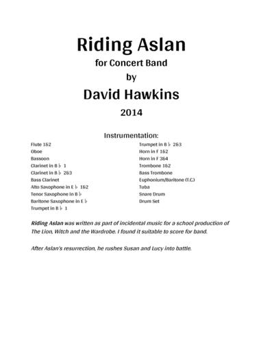 Riding Aslan
