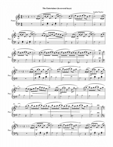 The Entertainer (arr. The Entertainer)