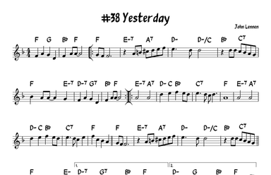 Yesterdays (arr. John Fries)