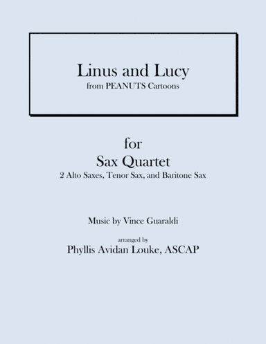 Linus And Lucy (arr. Phyllis Avidan Louke)
