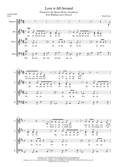 Love Is All Around (arr. Kate Bell)