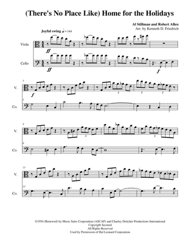 (There's No Place Like) Home For The Holidays (arr. Kenneth D. Friedrich)