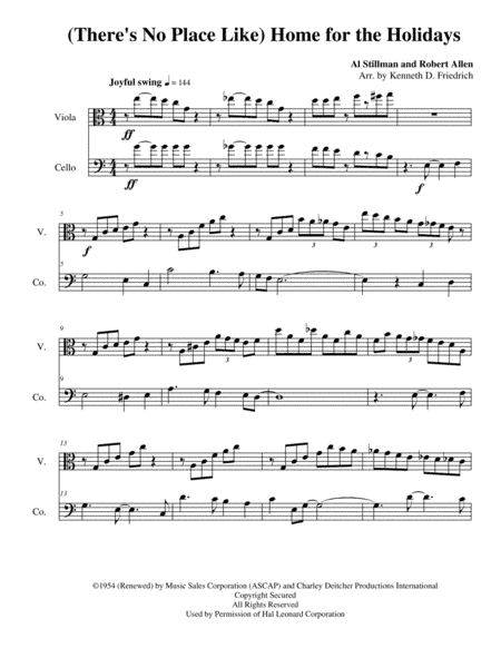 (There's No Place Like) Home For The Holidays (arr. Kenneth D. Friedrich)