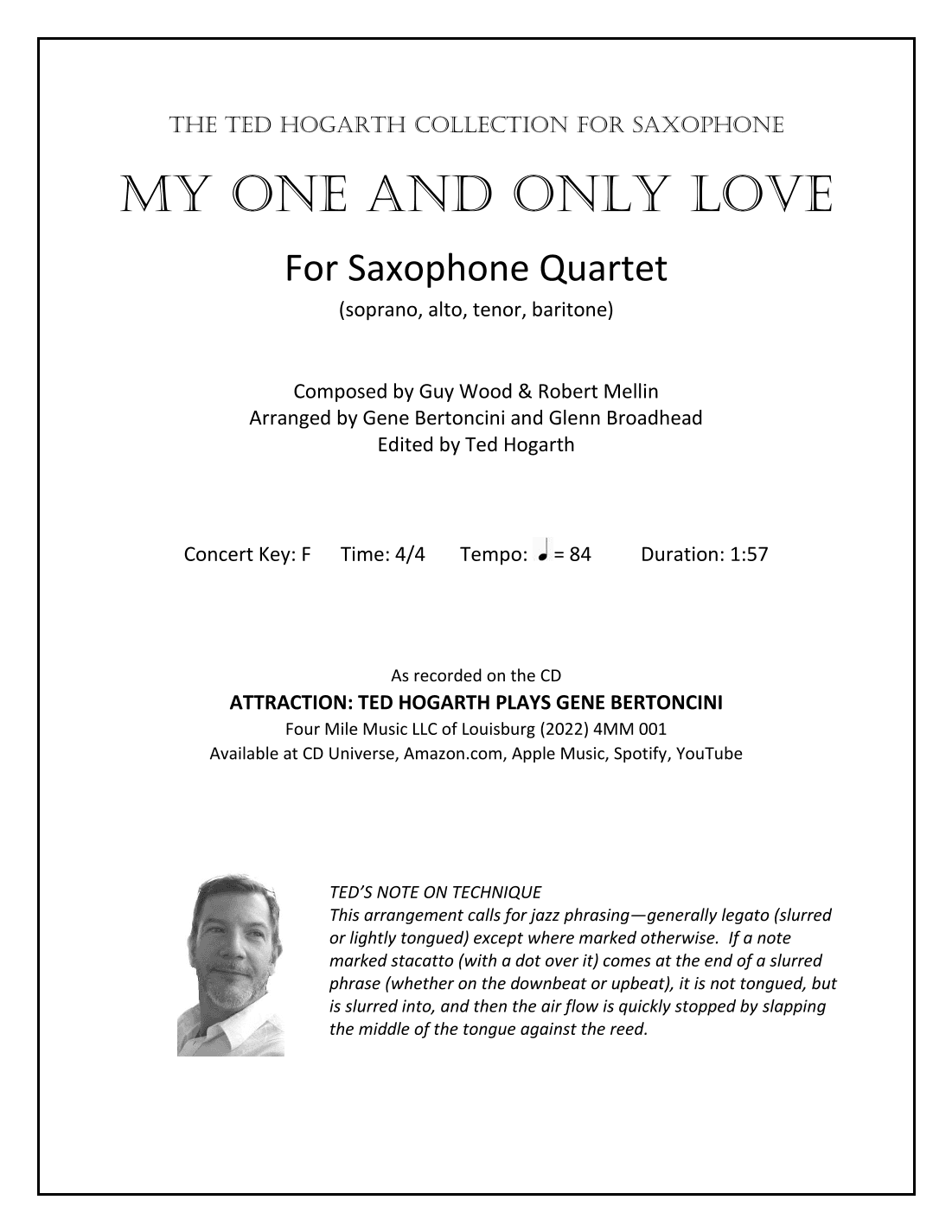 My One And Only Love (arr. Gene Bertoncini and Glenn Broadhead)