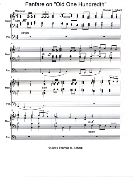 Fanfare On "Old One Hundredth"