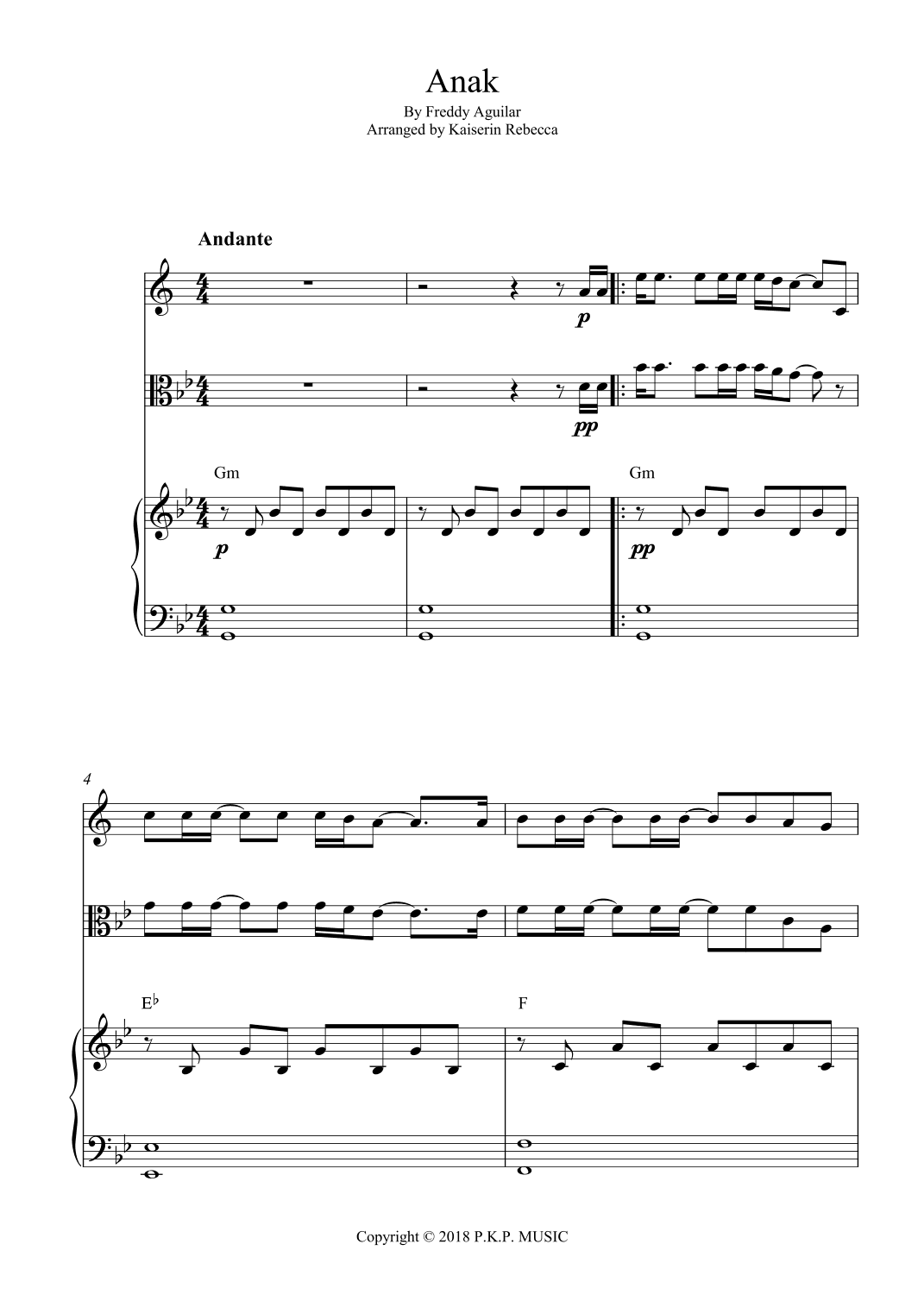 Anak (arr. Kaiserin Rebecca)