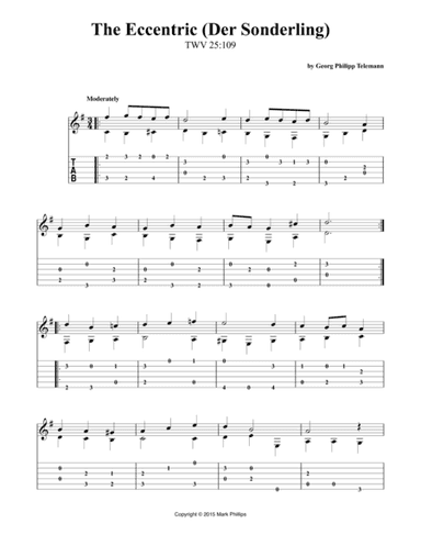 The Eccentric (Der Sonderling) (arr. Mark Phillips)