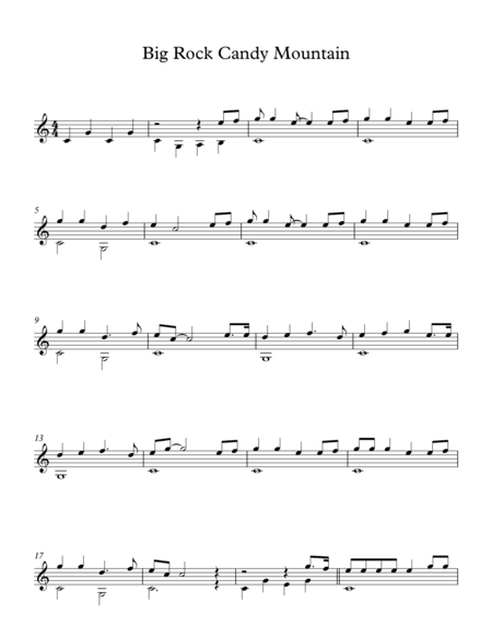 Big Rock Candy Mountain - American Traditional Song (arr. Milan Mitic)