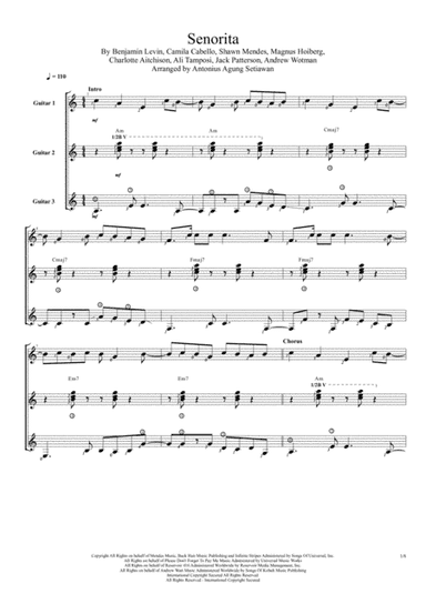 Senorita (arr. Antonius Agung Setiawan)