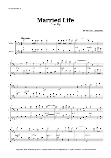 Married Life (arr. Langanho)