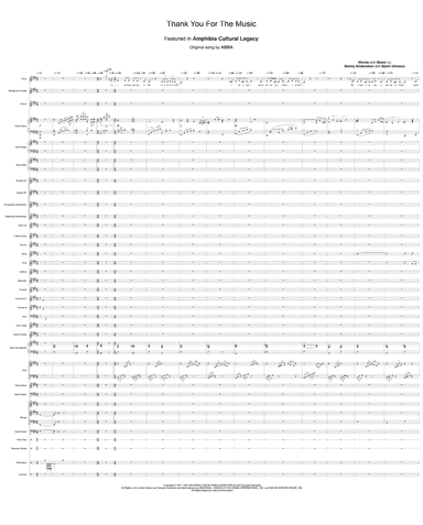 Thank You For The Music (arr. Amphibia Cultural Legacy)