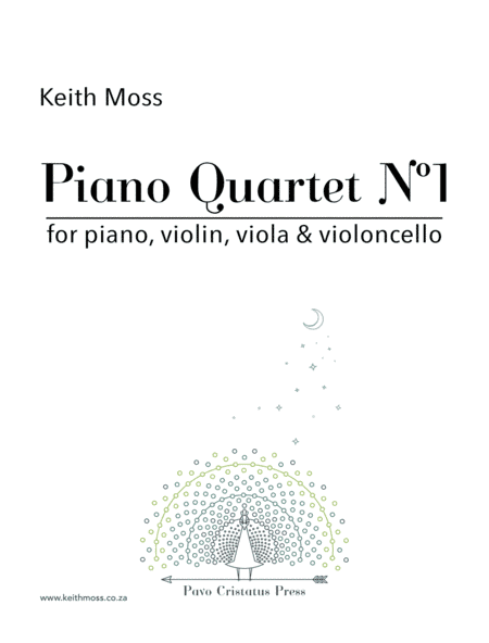 Piano Quartet Nº1 - for piano, violin, viola & cello