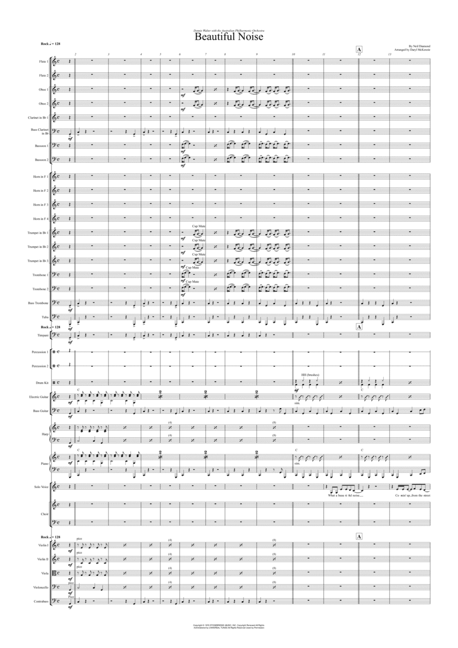 Beautiful Noise (arr. Daryl McKenzie)