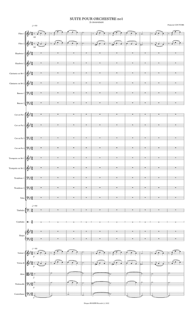 Suite pour orchestre no.1 - 2e mouvement
