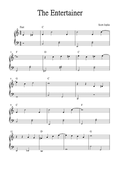 The Entertainer (arr. Jackson Spindler)