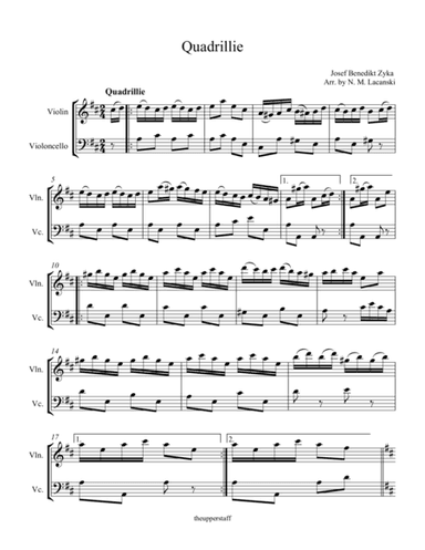Quadrillie (arr. Nick Lacanski)