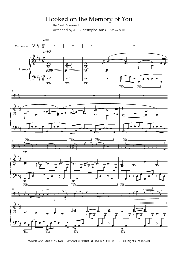 Hooked On The Memory Of You (arr. Anne L Christopherson GRSM ARCM)