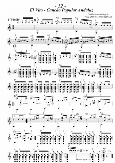 Guitar El Vito (arr. Solon Guitar)