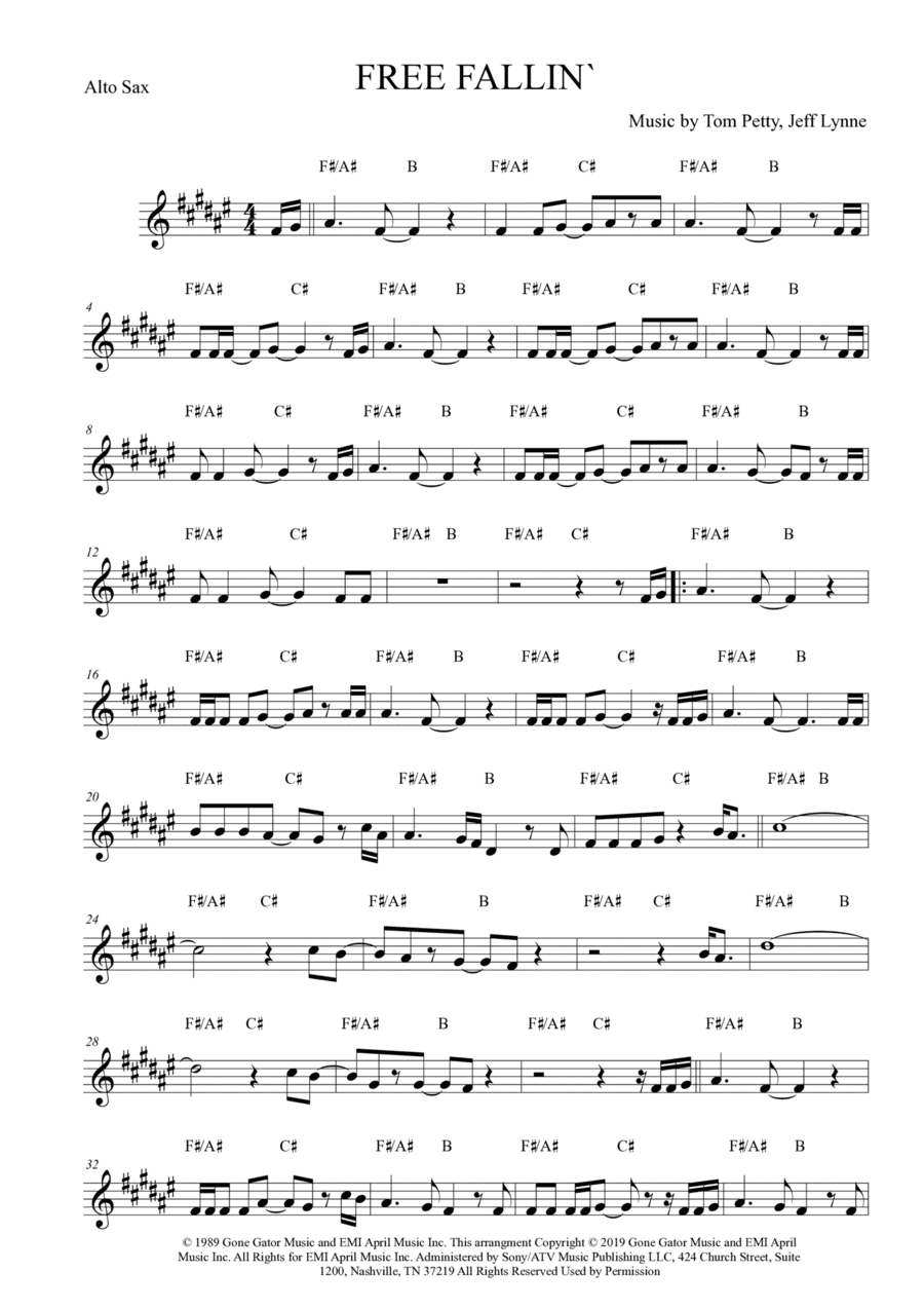 Free Fallin' (arr. Anderson Quevedo)