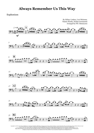 Always Remember Us This Way (arr. P.H. Damasceno)