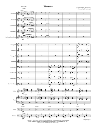Bluesette (arr. Dr. David Salisbury)