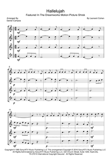 Hallelujah (arr. DANIEL ROBERTO DIAS CAMPOS)