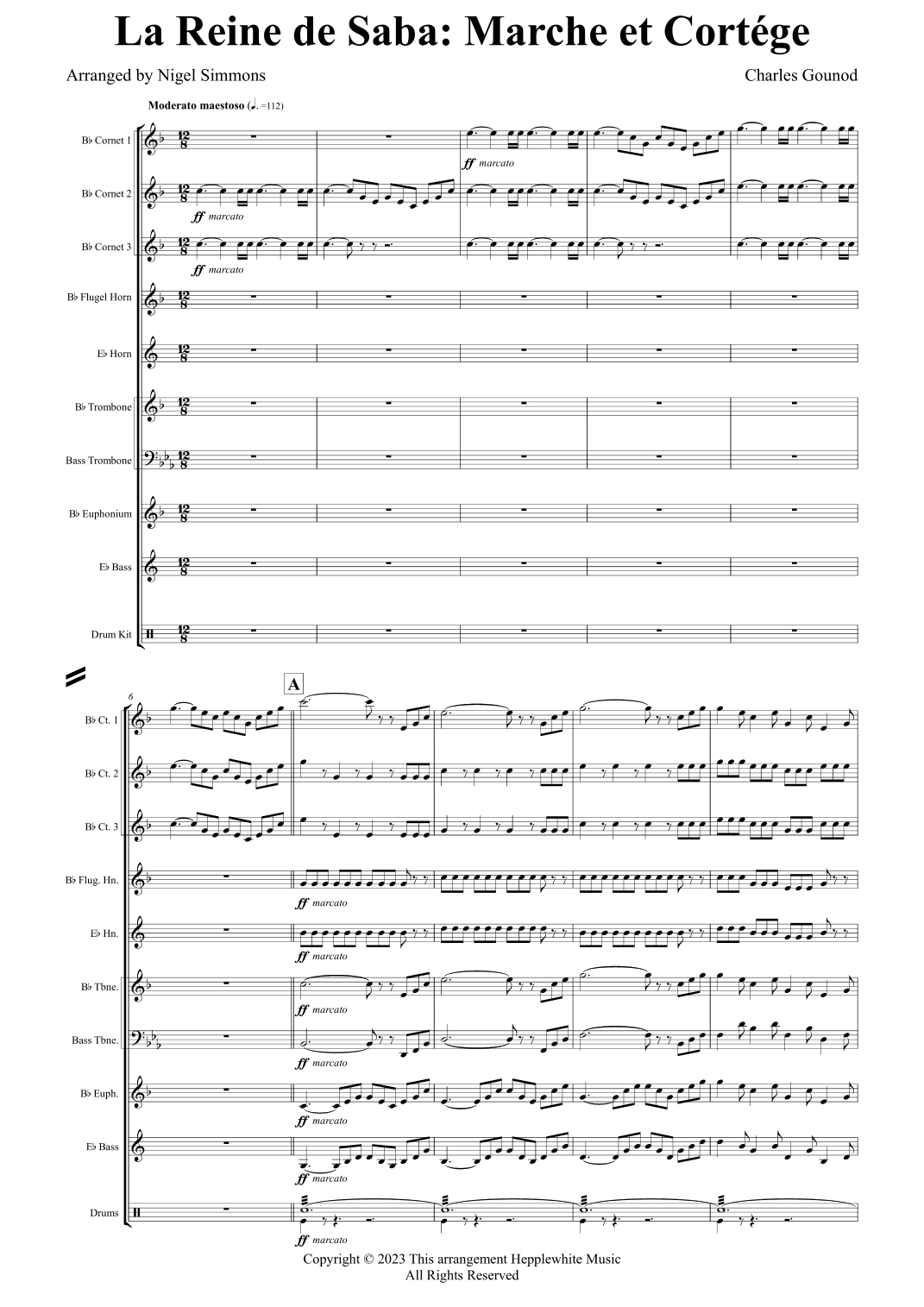 La Reine de Saba - Marche et Cortége (arr. Nigel Simmons)