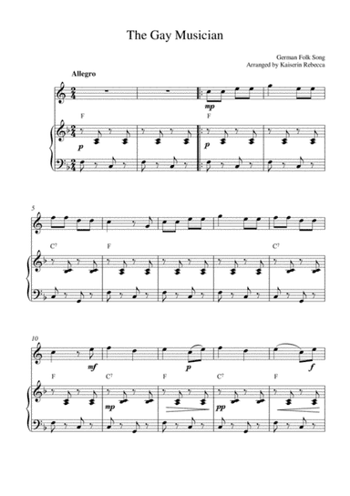 The Gay Musician (arr. Kaiserin Rebecca)