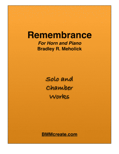 Remembrance for Horn and Piano