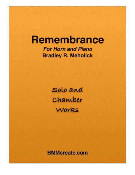 Remembrance for Horn and Piano
