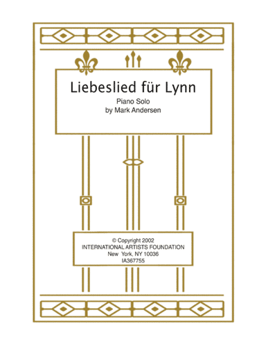 Liebeslied für Lynn  piano solo