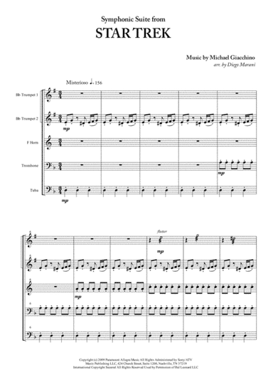 Symphonic Suite  from STAR TREK (arr. Diego Marani)