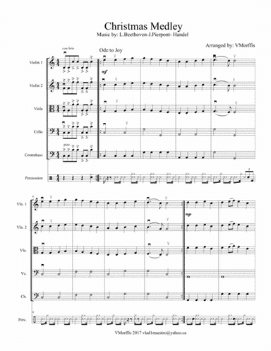 Chistmas Medley Strings Quintet (arr. VMorffis)