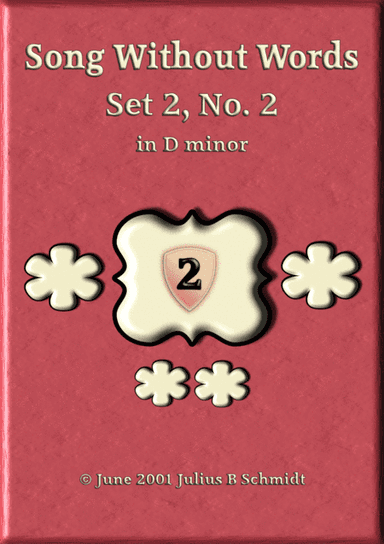 Song Without Words Set 2, No. 2 in D minor