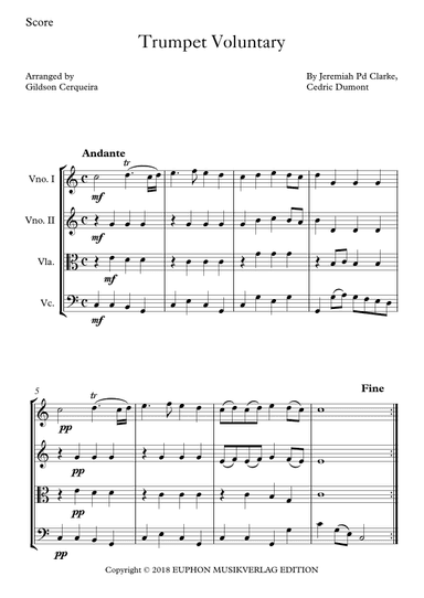Trumpet Voluntary (arr. Gildson Cerqueira)