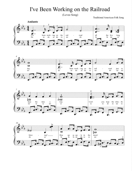 I've Been Working on the Railroad (Levee Song) (arr. Dennis Frayne)