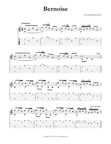 Bernoise (arr. Mark Phillips)