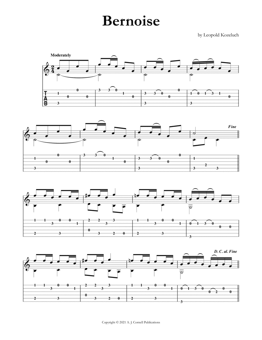 Bernoise (arr. Mark Phillips)