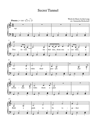 Secret Tunnel (arr. Samantha Rothschell)