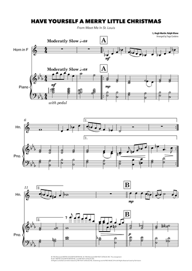 Have Yourself A Merry Little Christmas (arr. Tiago Cordeiro)