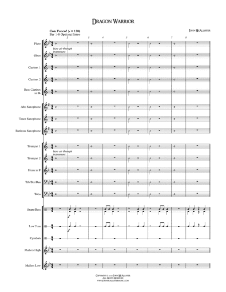 Dragon Warrior - for Young Concert Band