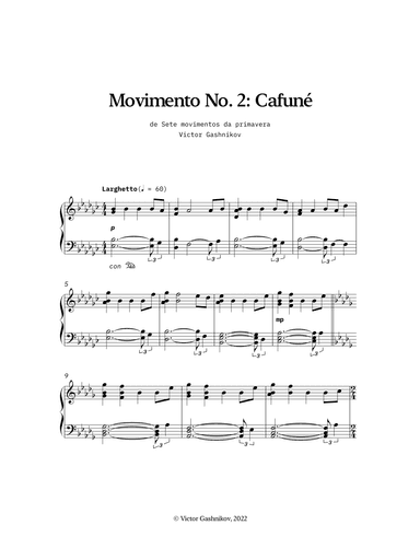 Movimento No. 2: Cafuné