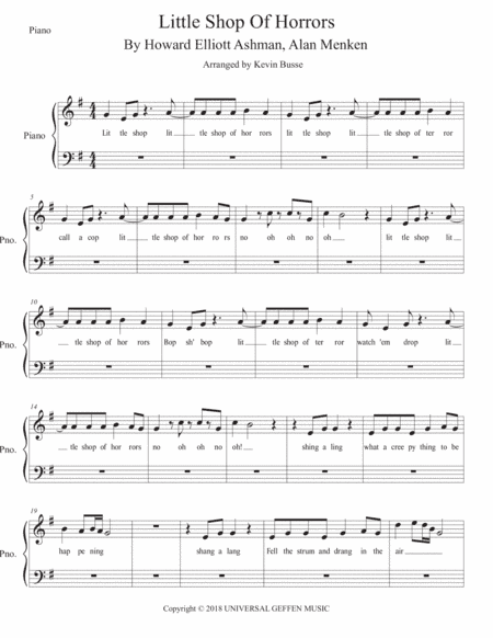 Little Shop Of Horrors (arr. Kevin Busse)