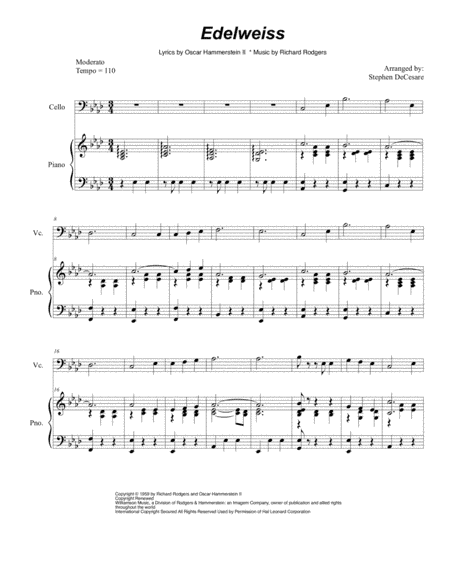 Edelweiss (arr. Stephen DeCesare)